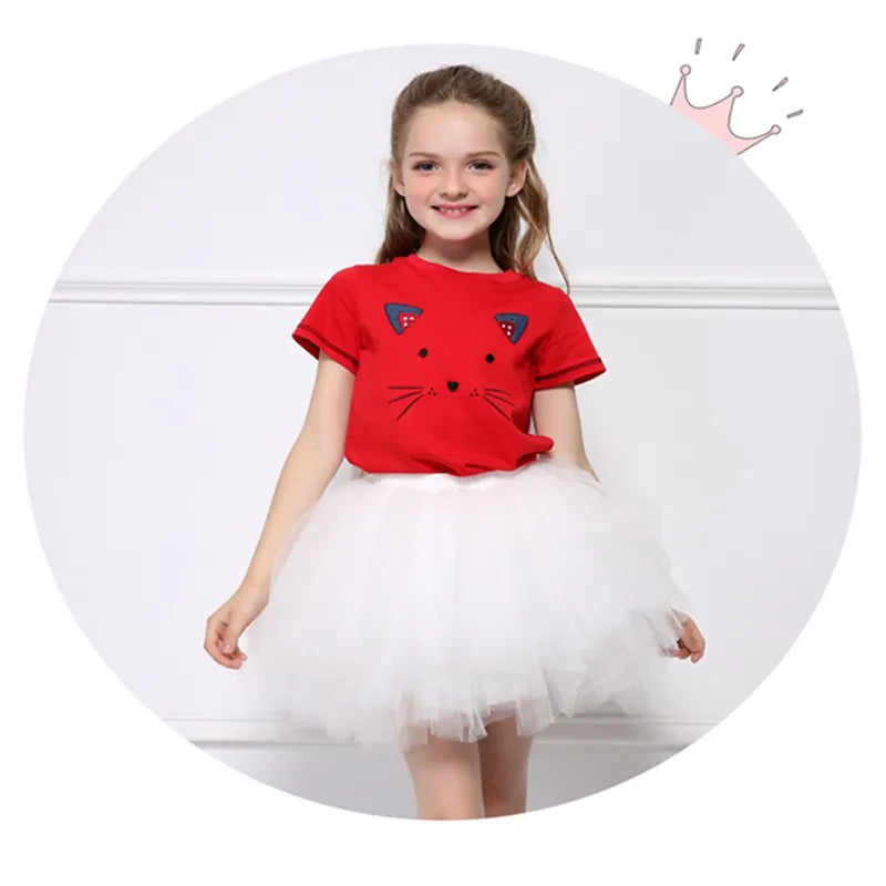 Fashion Girls Tutu Super Fluffy 6 Layers Petticoat Princess Ballet Dance Tutu Skirt Kids Cake Skirt Chritsmas Children Clothes