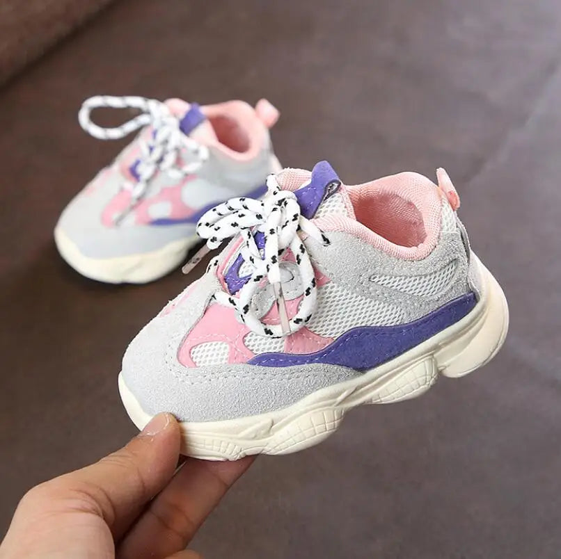 Children Shoes Boys Sneakers Girls Sport Shoes Child Leisure Trainers Casual Breathable Kids Running Shoes Baby Toddler Shoes