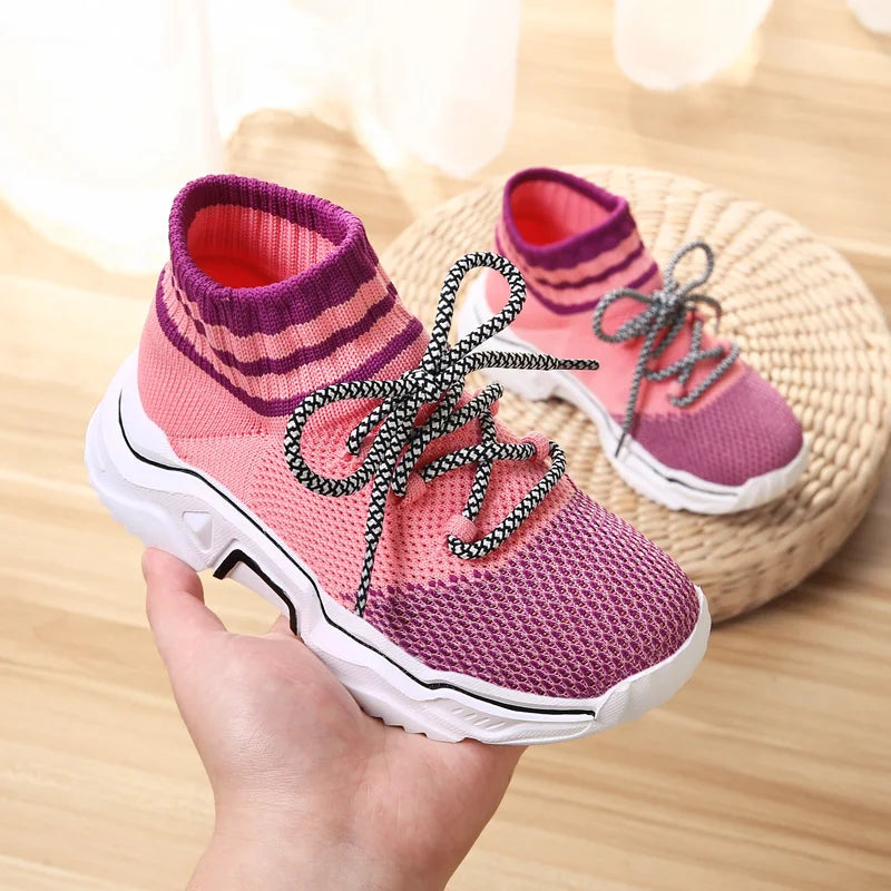 Fashion Children Casual Shoes Baby Shoes For Boys Girls Sneakers Breathable Anti-Slip Kids Shoes Soft Soled Spring Autumn